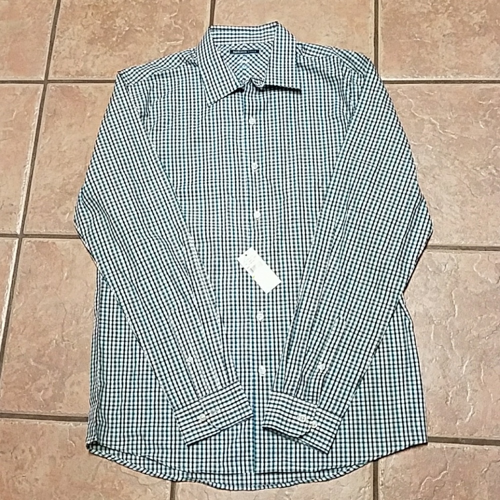 Van Heusen Studio Slim Fit Aqua/Grey